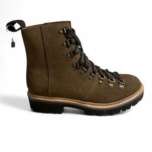 Grenson Women's Nanette Brown Suade Leather Hiking Boot Sz 38.5 NEW